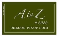 A to Z, Oregon (United States) Pinot Noir 2012