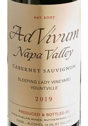 Ad Vivum, Yountville – Napa Valley (California) Cabernet Sauvignon 2019