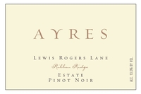 Ayres Vineyard & Winery, Ribbon Ridge (Willamette Valley, Oregon) Pinot Noir 2021