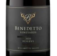 Benedetto Vineyards, Walla Walla Valley (Washington) Syrah 2020