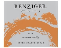 Benziger, Sonoma Valley (Sonoma County, California) Syrah 2018