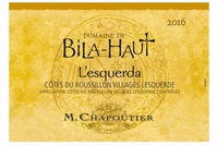 Domaine de Bila-Haut, Côtes du Roussillion Villages Lesquerde (France)  2016