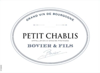 Bovier & Fils, Petit Chablis (Burgundy, France)  2019