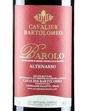 Cavalier Bartolomeo, Barolo DOCG (Piedmont, Italy)  2016