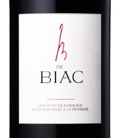 Château Biac, Cadillac Côtes de Bordeaux AOC (France)  2015