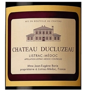 Château Ducluzeau, Listrac – Médoc (Bordeaux, France)  2015