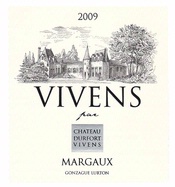 Château Durfort-Vivens, Margaux (Bordeaux, France)  2009