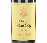 Château Phélan-Ségur, St. Estèphe (Bordeaux, France)  2008