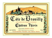 Château Thivin, Côte de Brouilly (Beaujolais, France)  2020