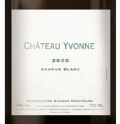 Château Yvonne, Saumur Blanc (Loire Valley, France)  2020