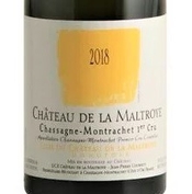 Château de la Maltroye, Chassagne Montrachet 1er Cru (Burgundy, France)  2018