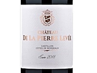 Château De La Pierre Levée, Côtes De Bordeaux AOC (France)  2018