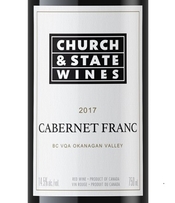 Church & State Wines, Okanagan Valley (Canada) Cabernet Franc 2017