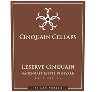 Cinquain Cellars, Paso Robles (Central Coast, California)  2017