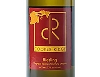 Cooper Ridge Vineyard, Umpqua Valley (Oregon) Dry Riesling 2018