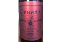 Cougar Vineyard & Winery, Temecula Valley (California) Barbera 2016