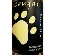 Cougar Vineyard & Winery, Temecula Valley (California) Vermentino 2018