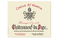 Crous St. Martin, Châteauneuf du Pape (Rhône Valley, France)  2017