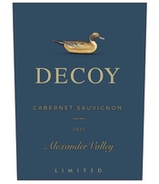 Decoy, Alexander Valley (Sonoma County, California) Cabernet Sauvignon 2021