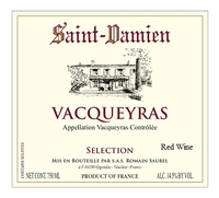 Domaine Saint Damien, Vacqueyras (Rhône Valley, France)  2021