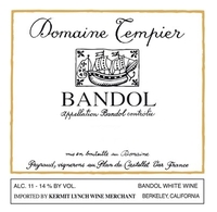 Domaine Tempier, Bandol Blanc (Provence, France)  2020