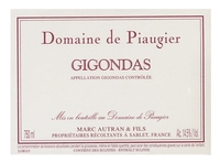 Domaine de Piaugier, Gigondas (Rhône Valley, France)  2020