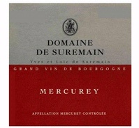 Domaine de Suremain, Mercurey (Burgundy, France)  2013