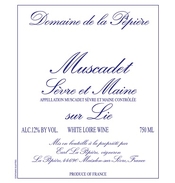 Domaine de la Pépière, Muscadet de Sèvre et Maine Sur Lie (Loire Valley, France)  2020