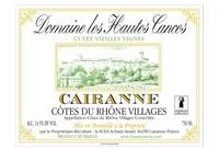 Domaine les Hautes Cances, Côtes du Rhône Villages Cairanne (Rhône Valley, France)  2013