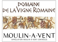 Domaine de la Vigne Romaine, Moulin-a-Vent AOC (Beaujolais, France)  2018