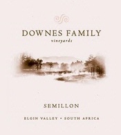 Downes Family Vineyards, Elgin (South Africa) Semillon 2016