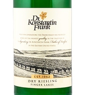 Dr. Konstantin Frank, Finger Lakes (New York) Dry Riesling 2018