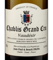 Jean-Paul & Benoit Droin, Chablis Grand Cru (Burgundy, France)  2021