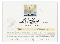 Dry Creek Vineyard, Russian River Valley (Sonoma County, California) Chardonnay 2021