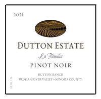 Dutton Estate Winery, Russian River Valley (Sonoma County, California) Pinot Noir 2021