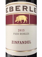 Eberle Winery, Paso Robles (Central Coast, California) Zinfandel 2015