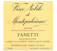 Fanetti – Tenuta S. Agnese, Vino Nobile di Montepulciano DOCG (Tuscany, Italy)  2015