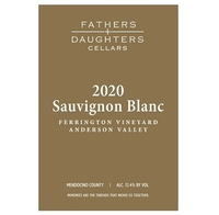 Fathers & Daughters Cellars, Anderson Valley (Mendocino County, California) Sauvignon Blanc 2020