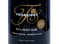 Foursight, Anderson Valley (Mendocino County, California) Pinot Noir 2016