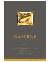 Gamble Family Vineyards, Napa Valley (California)  2014