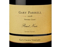 Gary Farrell Vineyards & Winery, Sonoma Coast (Sonoma County, California) Pinot Noir 2016