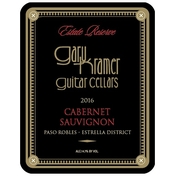 Gary Kramer Guitar Cellars, Estrella District, Paso Robles (Central Coast, California) Cabernet Sauvignon 2016