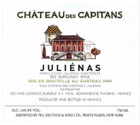 Georges Duboeuf, Chateau des Capitans, Julienas (Beaujolais, France)  2015