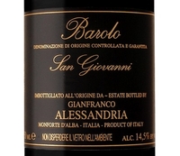 Alessandria Gianfranco, Barolo DOCG (Piedmont, Italy)  2015