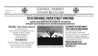 Glunz Family Winery And Cellars, Willow Creek District, Paso Robles (Central Coast, California) Zinfandel 2018