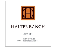 Halter Ranch, Adelaida District, Paso Robles (California) Syrah 2017