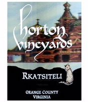 Horton Vineyards, Orange County (Virginia) Rkatsiteli 2016