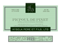 Hugues Beaulieu / Kysela Père et Fils, Picpoul de Pine (Languedoc, France)  2019