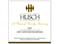 Husch, Anderson Valley (Mendocino County, California) Dry Gewurztraminer 2021