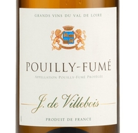 J. de Villebois, Pouilly Fumé (Loire Valley, France)  2018